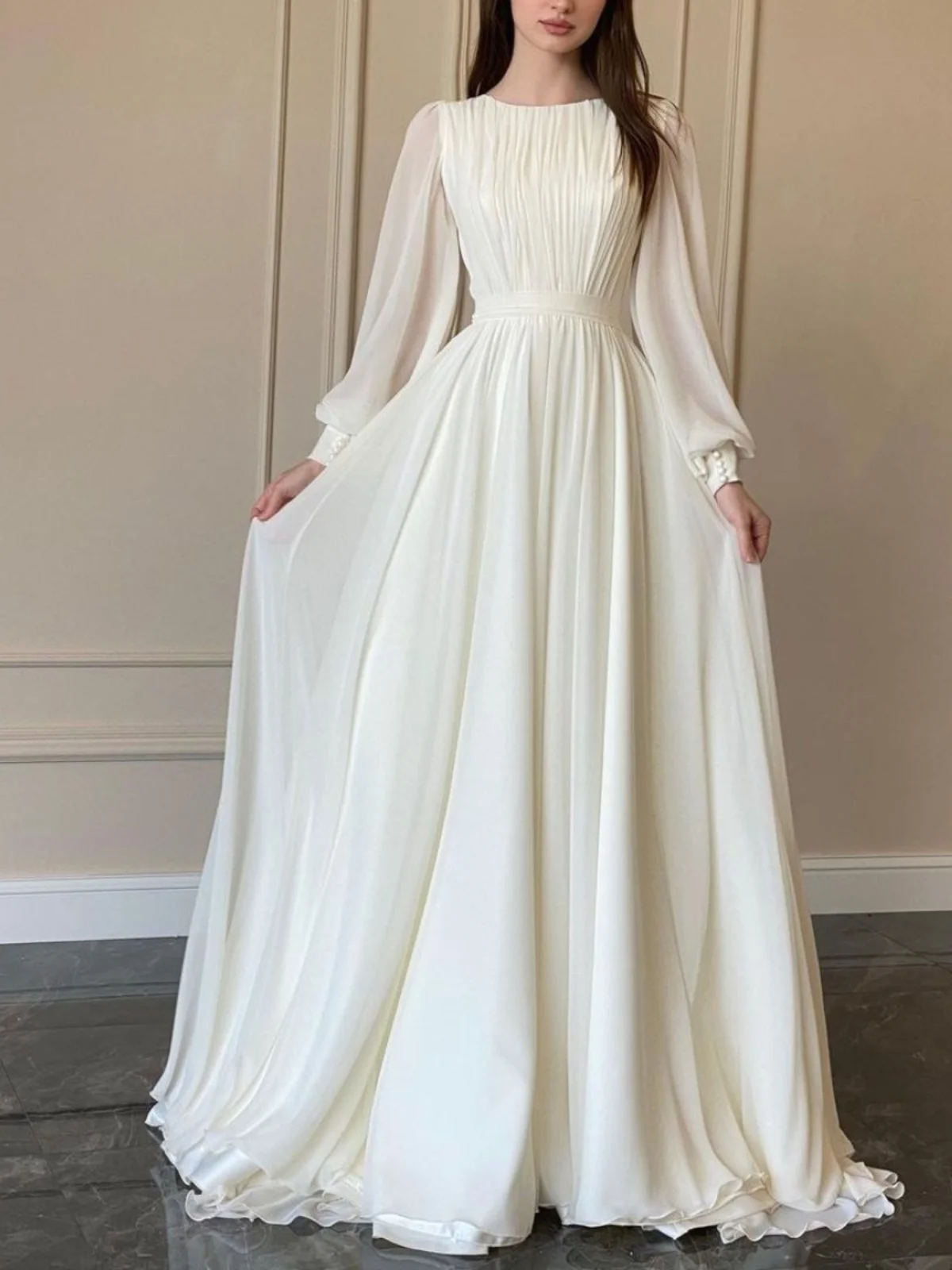 Vestido largo Midi de noche para mujer, traje elegante, informal, blanco, para fiesta de graduación, Princesa, vacaciones, graduación