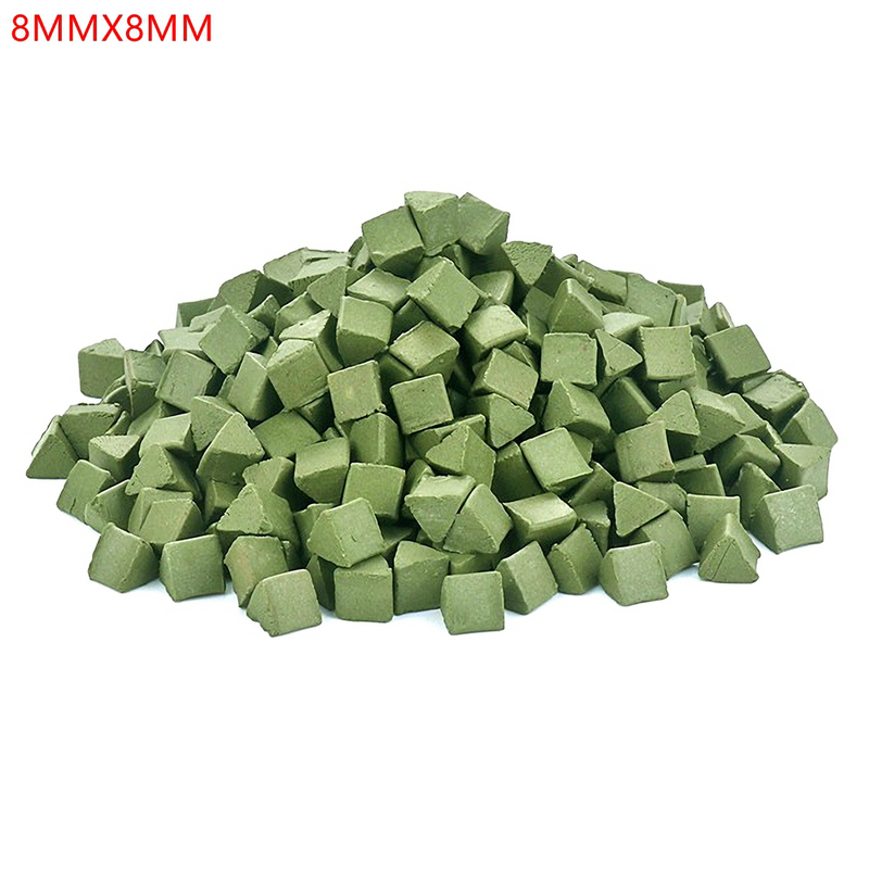 500G Jewelry Polishing Triangle Abrasive Tumbling Media For Tumbler Vibration Machine Jade Stone Buffing Jewelry Processing