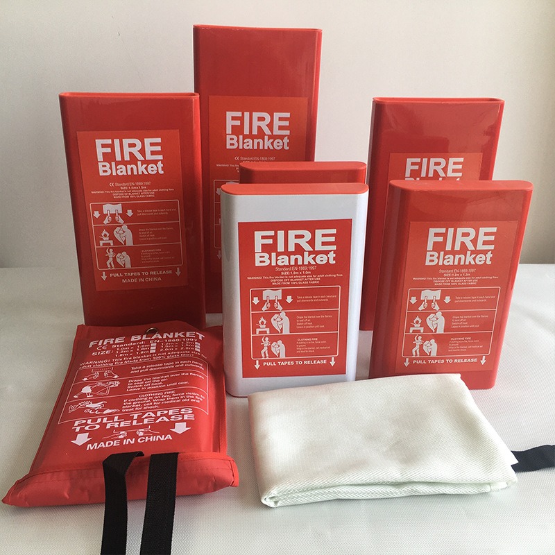 1m/1.5m/1.8m/2m Fire Blankets High-Temperature Resistant, Heat-Insulating, Fire-Preventing Escape & Fire-Fighting Blankets