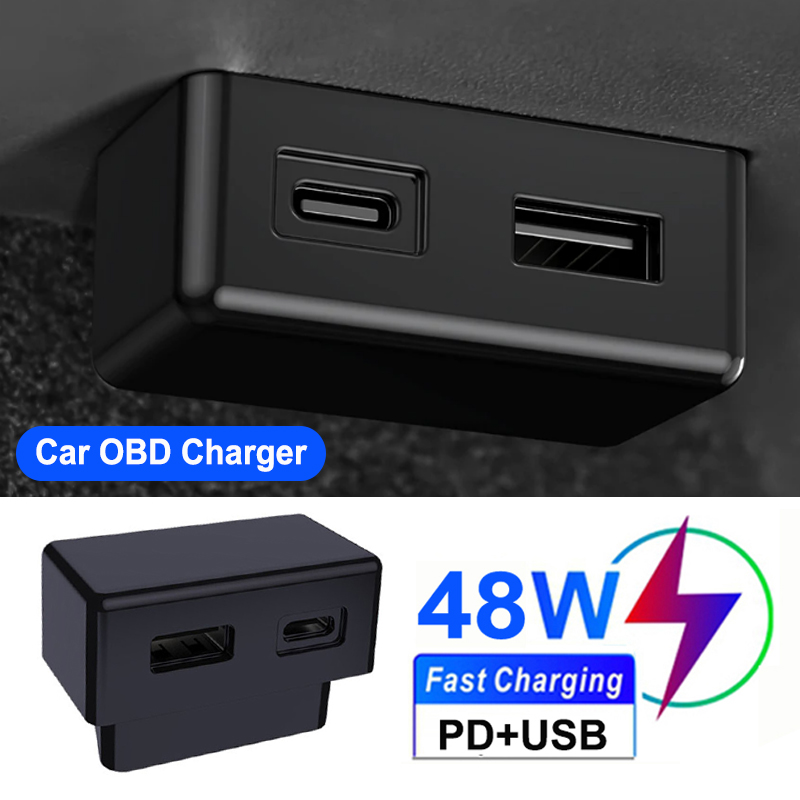 Plugue obd para tesla modelo 3 modelo y x s obd adaptador de carregamento para carro tesla model3 modely obd2 divisor carregador adaptadores