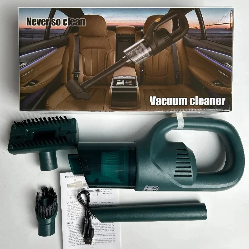 Aspiradora de mano inalámbrica, aspiradora automática recargable de mano para el hogar, coche y mascota, Mini aspiradora de 50000Pa