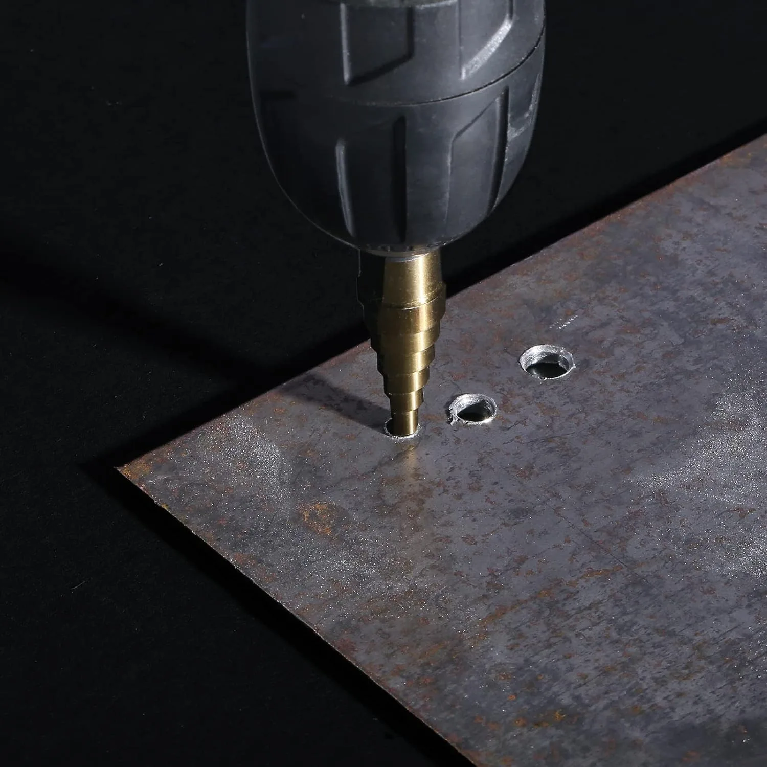 HSS 4241 Cobalt Multiple Hole 50 Sizes Step Drill Set Tools Aluminum Case Metal Drilling Tool for Metal Wood Step Cone Drill Bit