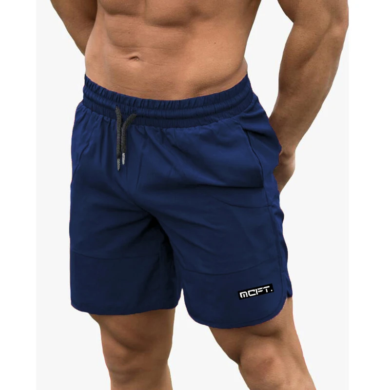 Pantalones deportivos para correr para hombre, pantalones cortos frescos transpirables elásticos negros de verano