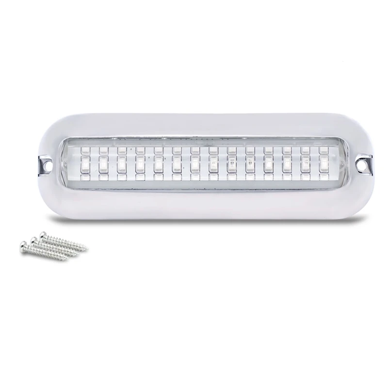 Luz subacuática para yate, 2 uds., 5 pulgadas, 42 luces LED de navegación para camión, barco, luz de ancla de popa, luz de señal de navegación para barco marino