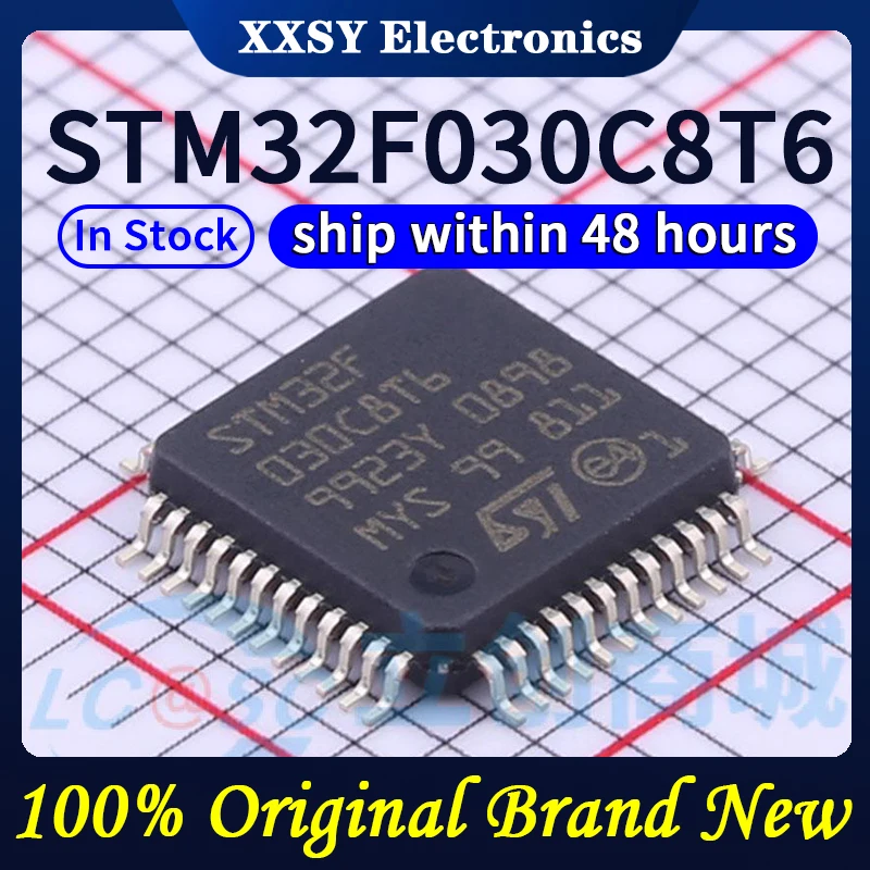 STM32F030C8T6 STM32F030CCT6 STM32F030F4P6 STM32F030K6T6 STM32F030R8T6 STM32F030RCT6 STM32F030C6T6 En stock 100% Original y nuevo