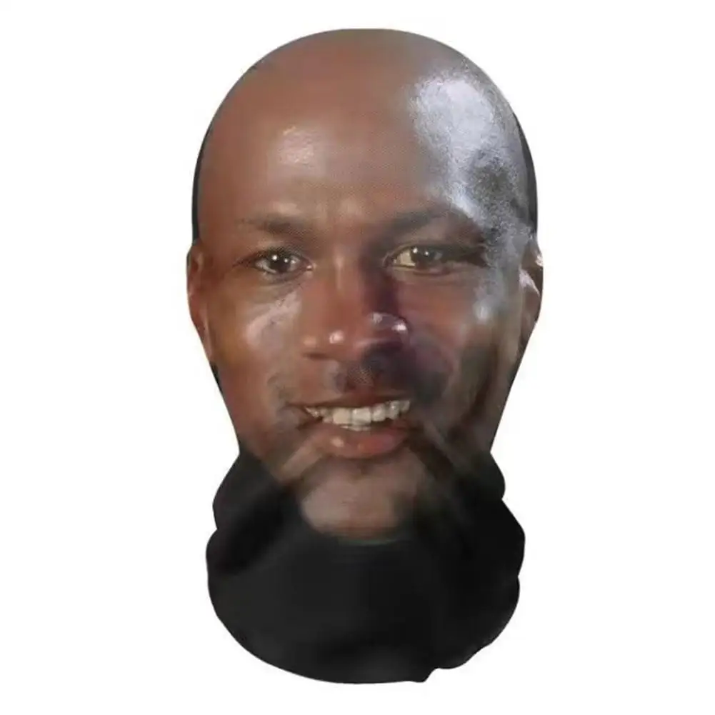 Creative 3D Printed Full Face Mask Head Fit Elastic See-Through Mask For Men Women Idea For Anti-Facial Recognition Party