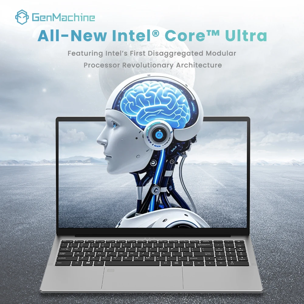 DDR5 4800Mhz M.2 2280 NVME Business Gaming Laptops 15.6” Laptop Computer Intel Core Ultra 165H 60Hz Arc Graphics