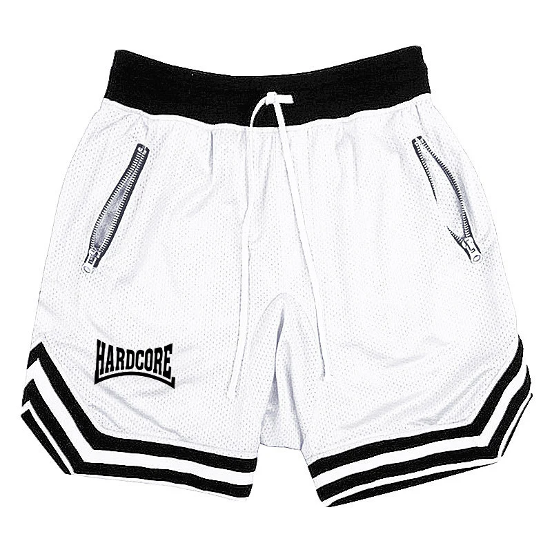 Hardcore novos homens verão algodão cor sólida shorts de alta qualidade casual cintura elástica confortável respirável calças curtas