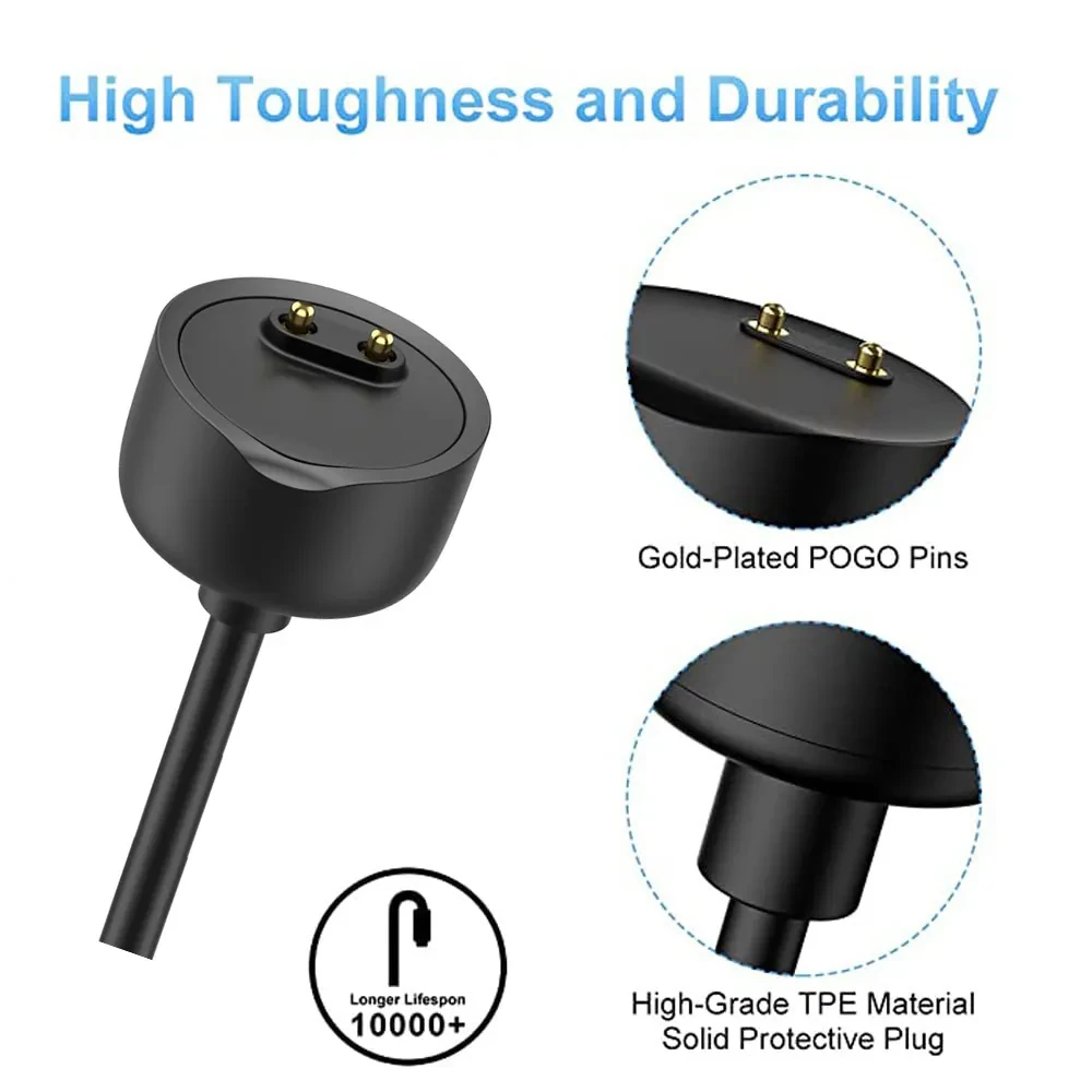 USB 磁気充電器シャオ mi mi バンド 8 7 6 5 4 3 2 交換用腕時計充電ケーブルスマートウォッチ充電ワイヤー機器