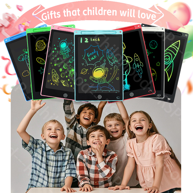 12 inch Tablets Electronic Handwriting Pad Writing Board Drawing Tablet LCD Screen Writing Tablet Digital Graphic Toys for child