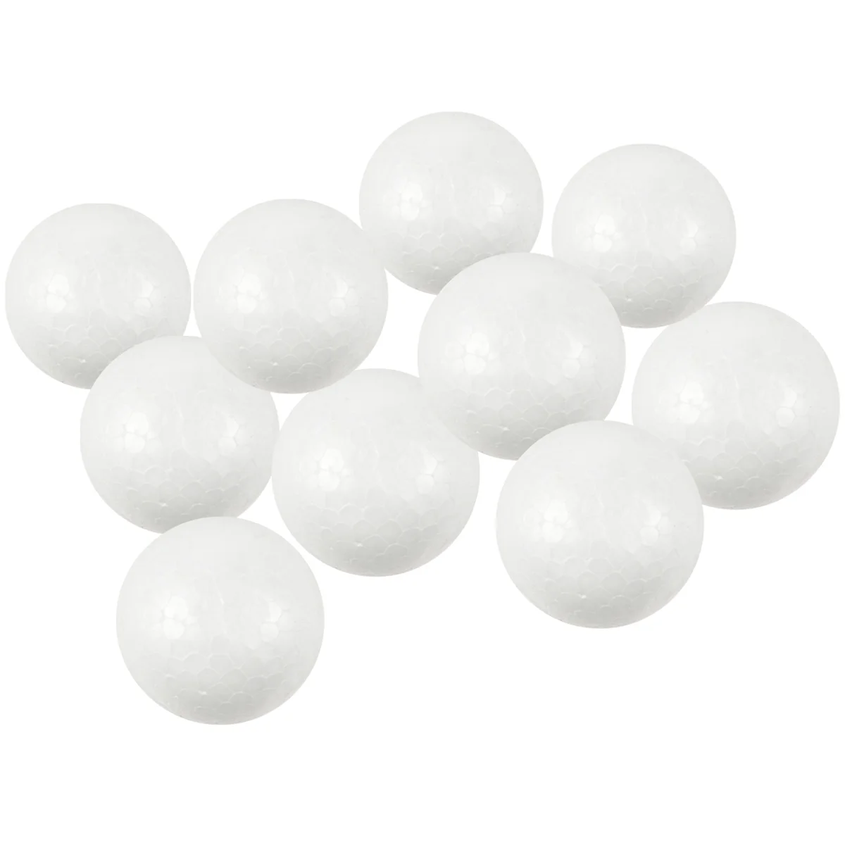 A71P 40 X Modellering Craft Polystyreen Schuim Bal Bol 6 cm --- Wit