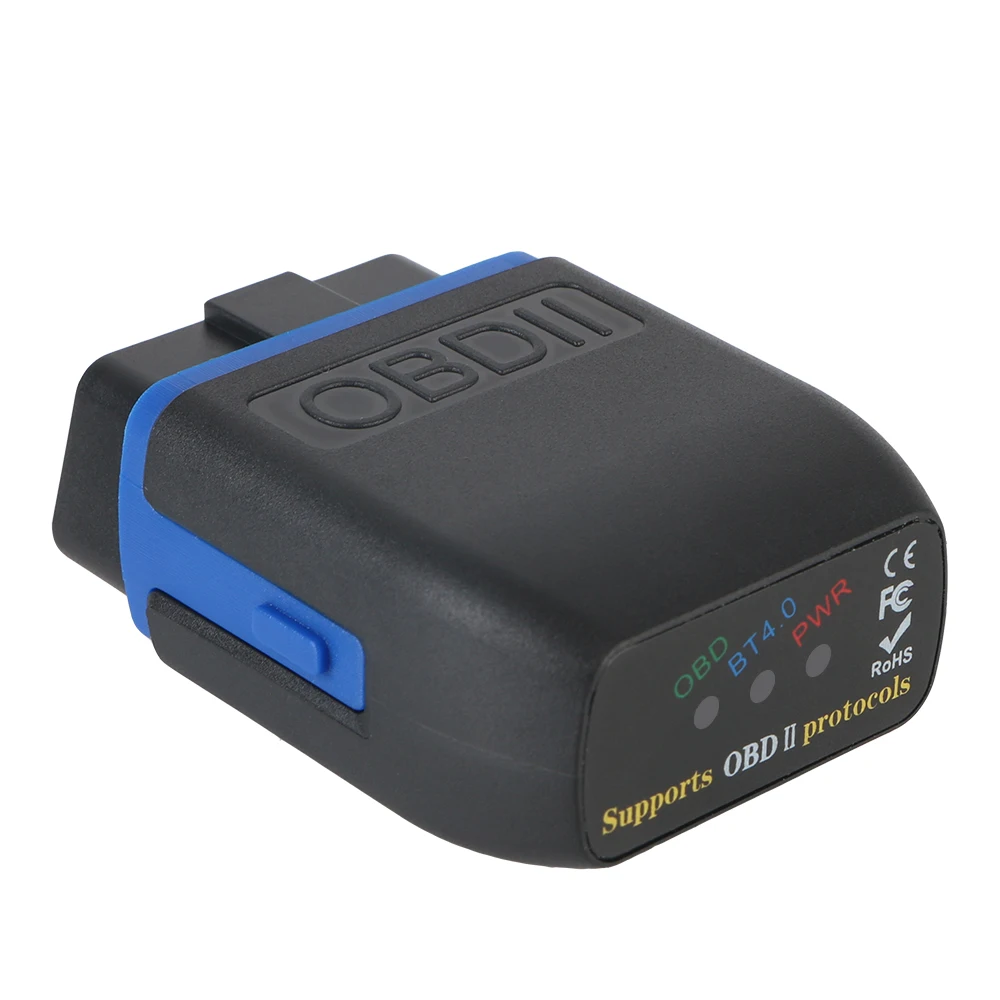 Mini Ferramenta de Diagnóstico Sem Fio para Carros, Code Reader, Scanner, Acessórios Automotivos, Bluetooth 4.0, OBD2, ELM327, V1.5, IOS, Android, Windows, Mini