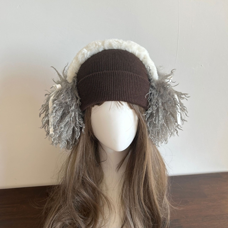 Windproof Plush Earmuff สาวฤดูหนาวหูอุ่นครอบคลุมเย็นสภาพอากาศ Muffs หูนุ่ม Drop Shipping