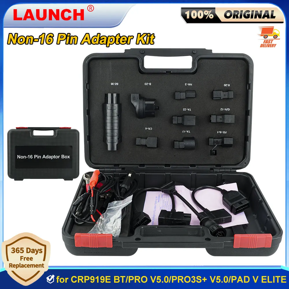 LAUNCH X431 Kit Adaptor Non-16 Pin Konektor OBD1 untuk Semua LAUNCH X-431 CRP919E BT/PRO V5.0/PRO3S+ V5.0/X431 PAD V ELITE