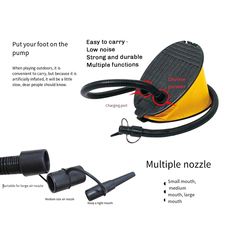 Multifunctionele Luchtpomp Opblaasbare Boot Luchtvoet Pomp Hogedruk Waterpomp