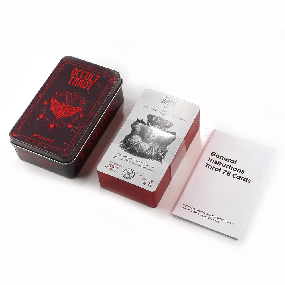 ไพ่ทาโรต์ลึกลับ Luna Lapin Lucid Dreams, ไพ่ทาโรต์ในกล่องโลหะดีบุก78ใบขอบกระดาษทอง