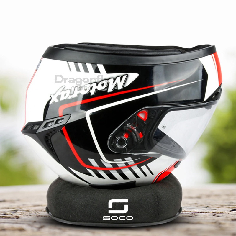 Untuk Super Soco CPx CUmini CUx TC 50 TC Max Rak Helm Sepeda Motor Helm Pemeliharaan Bantal Helm Tempat Pajangan Berdiri