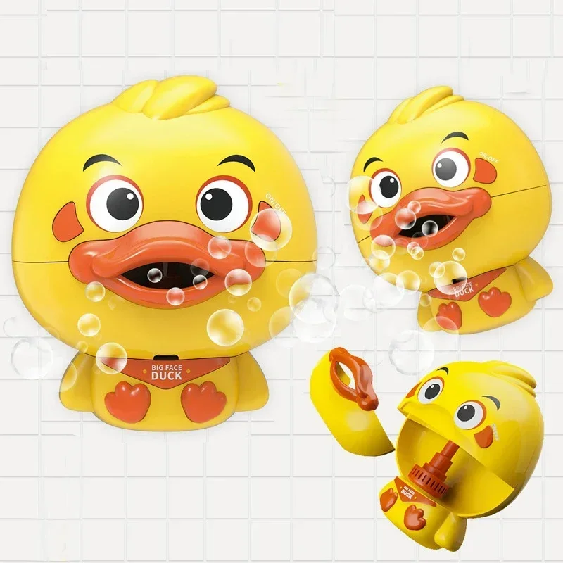 Brinquedos de banho do bebê máquina bolha pato caranguejos sapo música crianças brinquedo banho banheira automática fabricante bolha brinquedo do banheiro do bebê para crianças