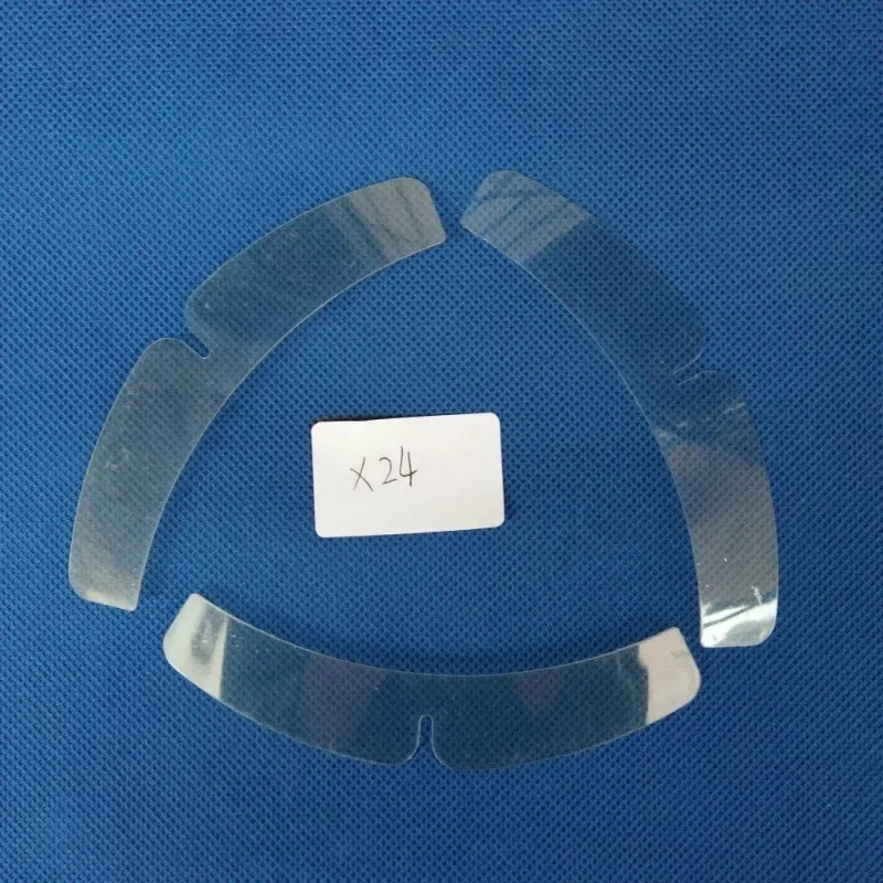 Insert de col de chemise transparent, bande de soutien en plastique, différentes tailles, 200 pièces