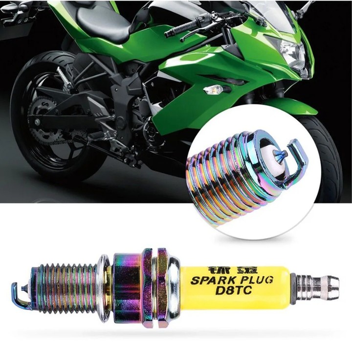 オートバイイリジウムスパークプラグ D8TC 垂直エンジン CG シリーズ 125cc 150cc 200cc 250cc オフロード車オートバイ 250CC スクート