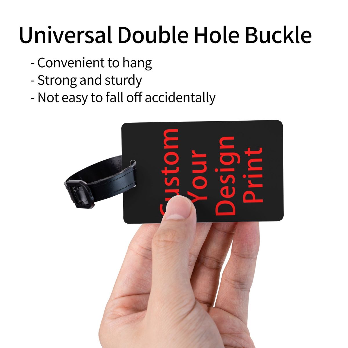 Custom Your Design Luggage Tag for Suitcases Customized Logo Printed Privacy Cover Name ID Card