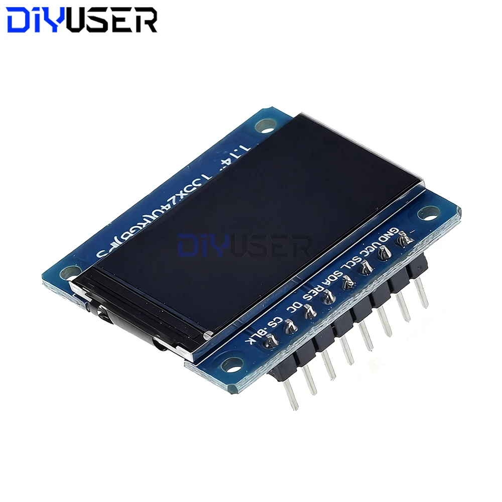 Módulo de pantalla LCD TFT IPS de 1,14 pulgadas, controlador SPI ST7789 de 135x240, pantalla LCD a Color de 65K para Arduino Raspberry Pi ESP32 STM32 DIY