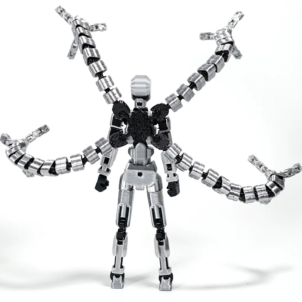 3D Printed Mannequin Dummy 13 Tentacle Series Toys Action Figures Multi-Jointed Movable Shapeshift Robot Parent Child Games