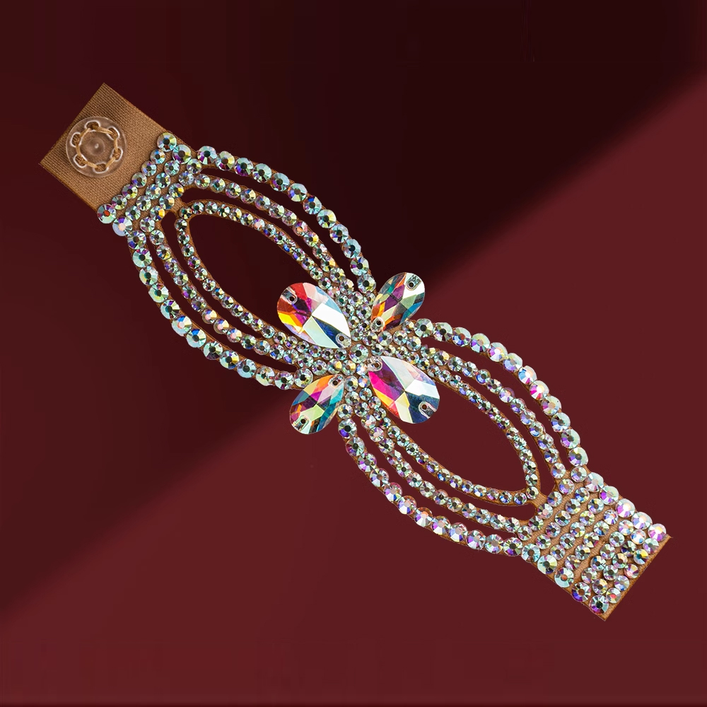 Belly Dance Bracelet Diamond-Studded Hand Chain Oriental Dancing Female Temperament Profession Performance Accessories