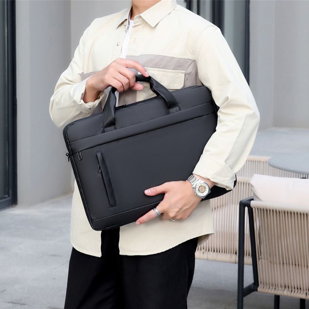 Homens maleta saco de negócios famosa marca couro ombro mensageiro sacos à prova dwaterproof água bolsa escritório 15 polegada bolsa para portátil
