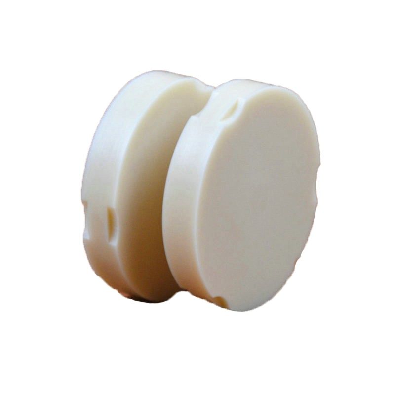 Green PMMA 5 buah ZZ9518mm monokrom Zirkonzahn CAD CAM Resin Disc -Dental Lab bahan gigi putih