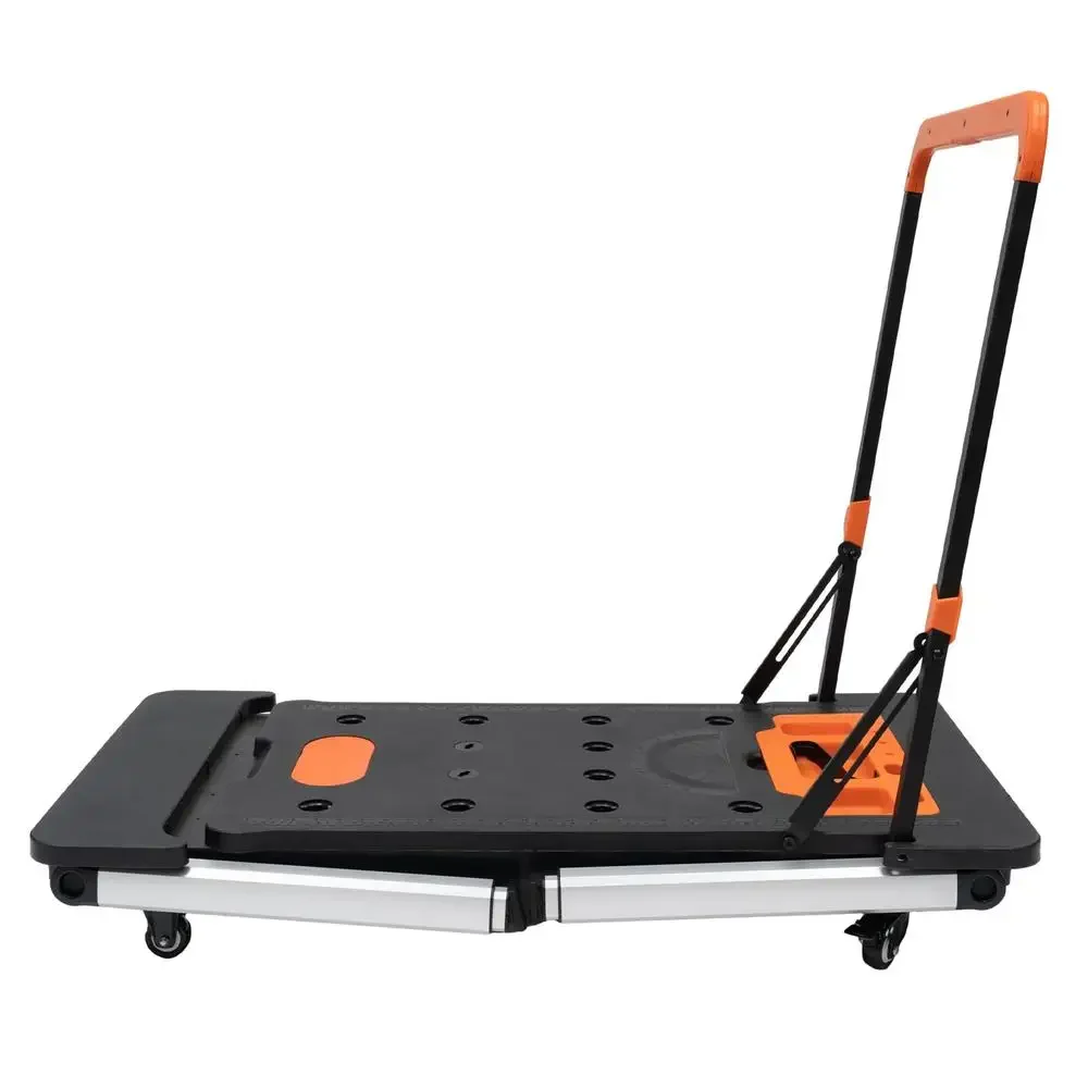 7-in-1 Multifunctional Portable Workbench Scaffold Cart Dolly Saw Horse Handcart Helper Stand
