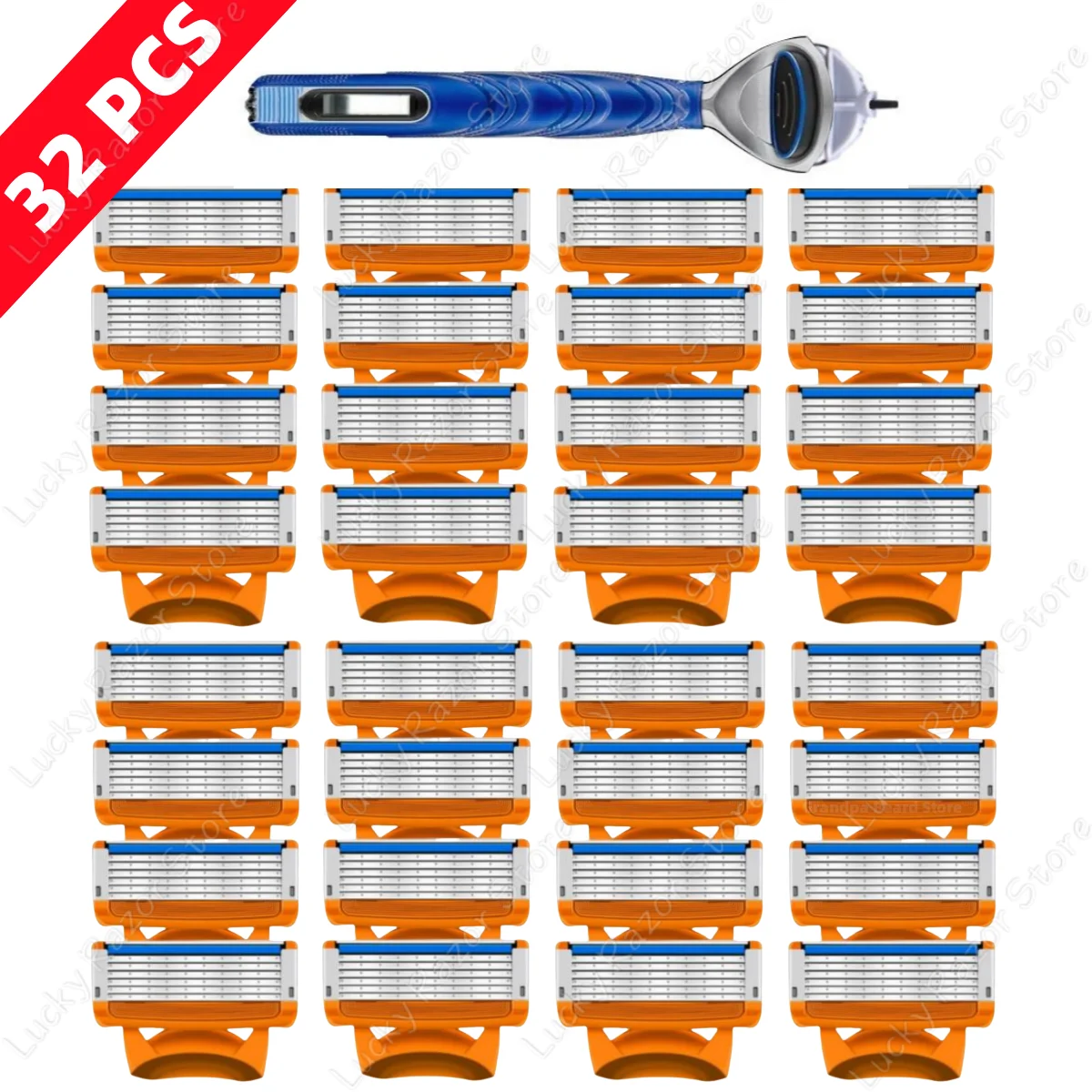 Oryginalna golarka Fusion 5 warstw serii Razor Power Shaver Man Golarka ręczna Flexball Broda Precyzyjne czyste bezpieczeństwo Golenie
