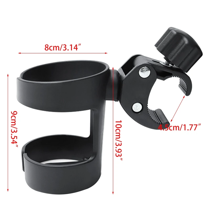 Suporte de bebida com rotação de 360 graus, para bicicleta, carrinho de rodas, walker, bicicleta, serve para a maioria dos copos, presentes para parentes