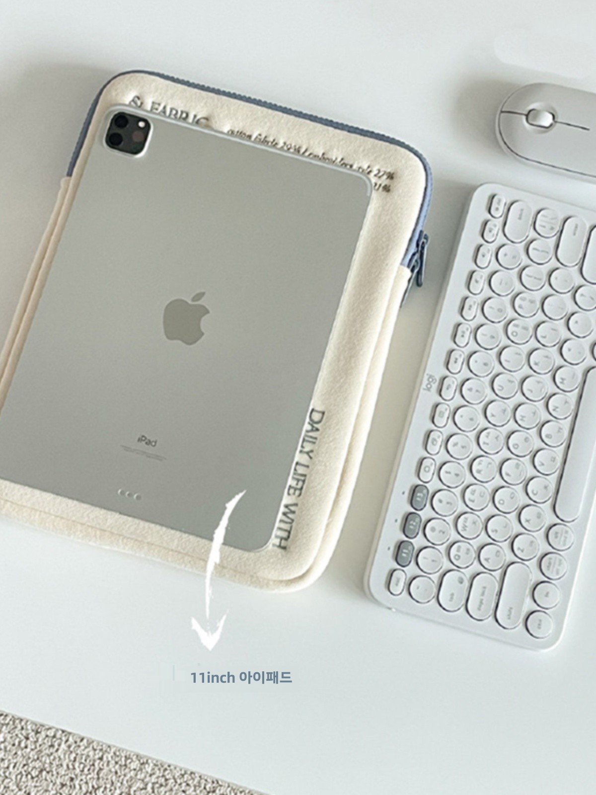 3.3인치 노트북 가방 4인치 5.6인치 내부 케이스 아이패드 프로 인치 태블릿 수납 가방 한국 스타일 노트북 내부 커버 케이스