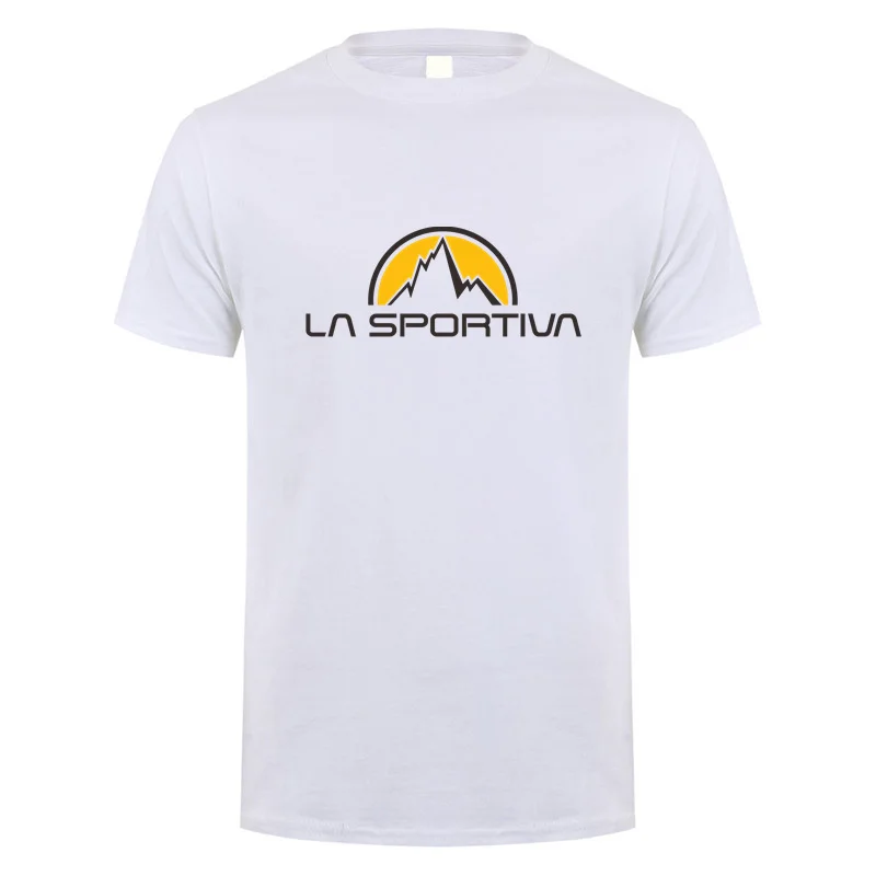 夏のファッションラスポルティバ Tシャツ新しい夏半袖綿おかしいカジュアル Tシャツ男性のための Tシャツオムトップ Camiseta # 5457643