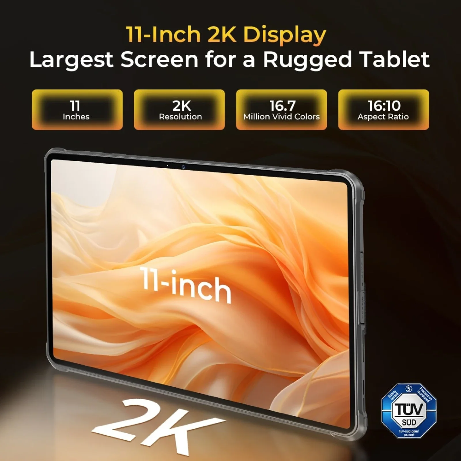 Oukitel rt8 robustes tablet 11 "fhd display 6gb 256gb mtk helio g99 tablet 48mp kamera tablets pc 20000mah 33w android 13 nfc pad