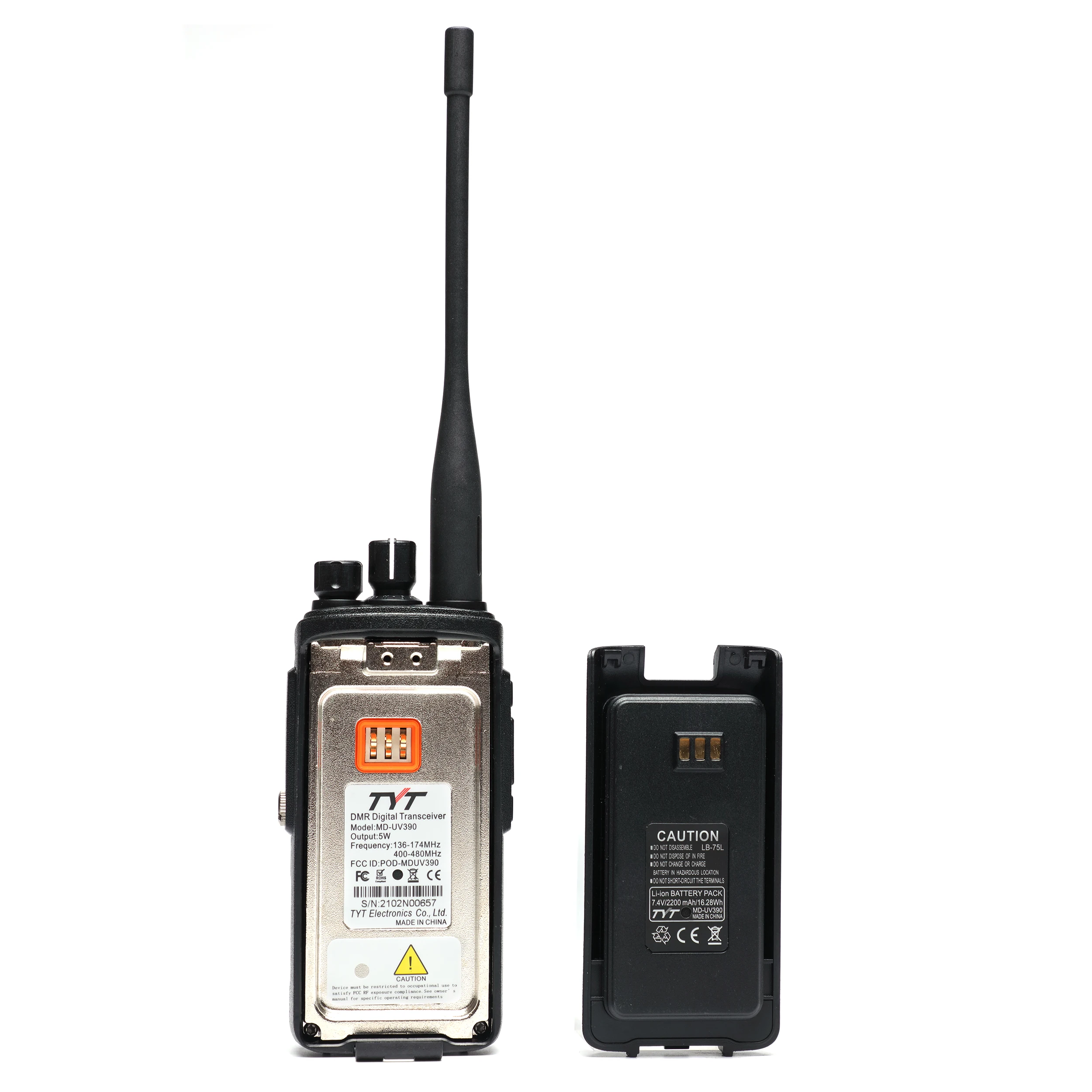 Tyt neue MD-UV390 10w ip67 wasserdicht uhf vhf dual band 3000ch dmr verschlüsse lung gps handheld radio digitales mobilfunk