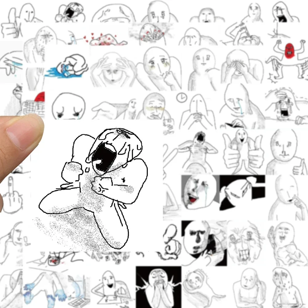 10/30/62PCS Creazione Emozionale Parodia Avatar Adesivo Del Fumetto FAI DA TE Telefono Laptop Bagagli di Skateboard Graffiti Decalcomanie Divertimento per il Giocattolo Del Capretto