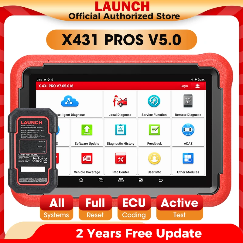 LAUNCH X431 PROS V 5.0 outils de Diagnostic Scanner OBD2 Diagnost outil automobile automatique balayage de voiture Diagnostic de Scanner automatique X-431 Pro V