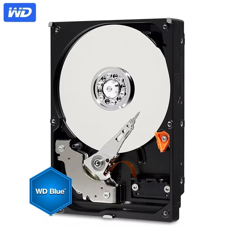 Western Digital WD Blue 6 TB (WD60EZAZ) Festplatte HDD SATA III 6 Gbit/s 3,5 Zoll Festplatte für Desktop-PC-Computer