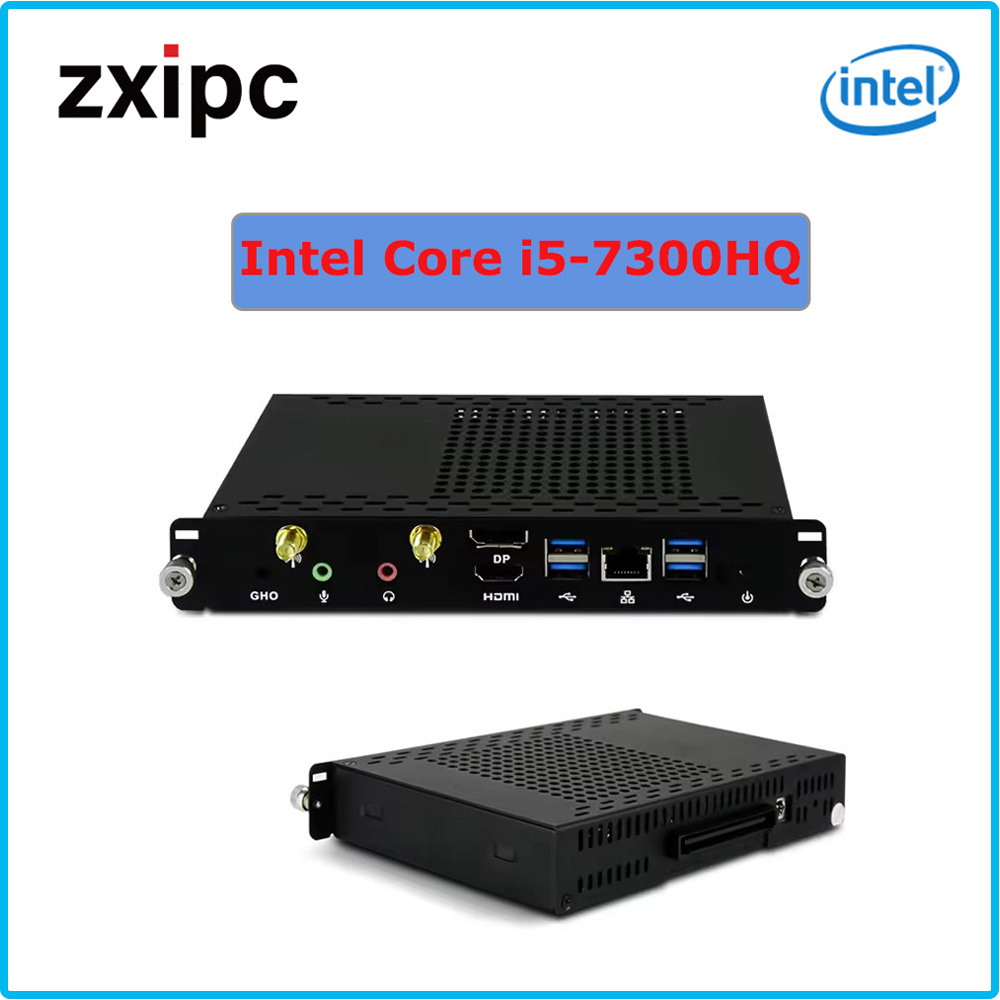 Международный стандарт, мини-компьютер OPS, i5 7300HQ, DP, Φ, 4K дисплей, X86 OPS модуль для офиса и школы, все в одном сенсорном экране