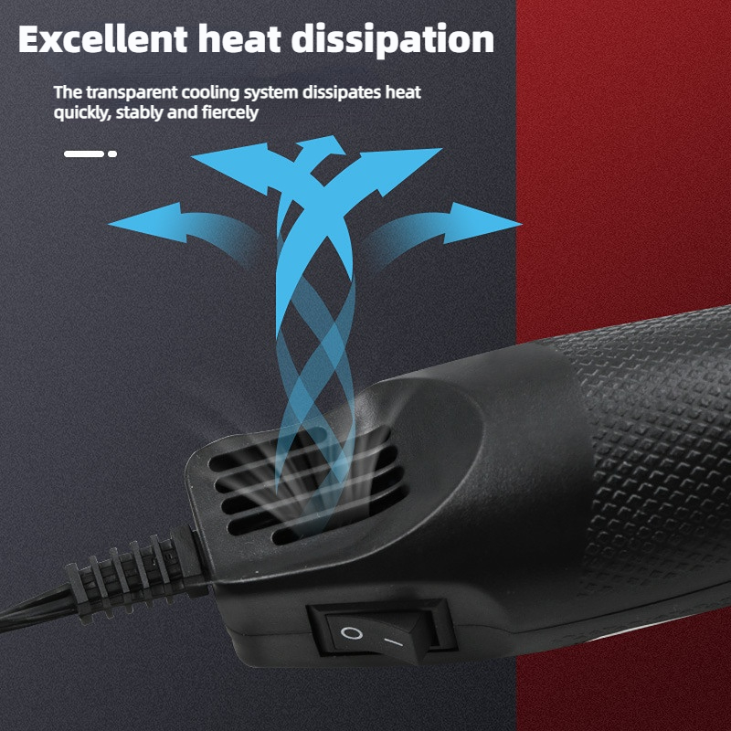 DIY Mini Hot Air Gun Hot Air Welding Station Car Cling Film Welding Temperature Air Gun Electric Blower Shrink Tube 220V