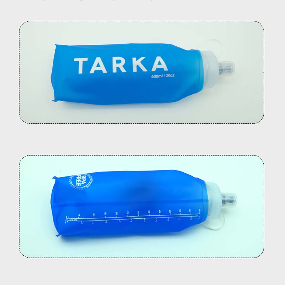 TARKA-Bouteille d'eau de camping repliable en gel de pton, bouilloire de course, fournitures de randonnée, de voyage, questionbouteille d'eau