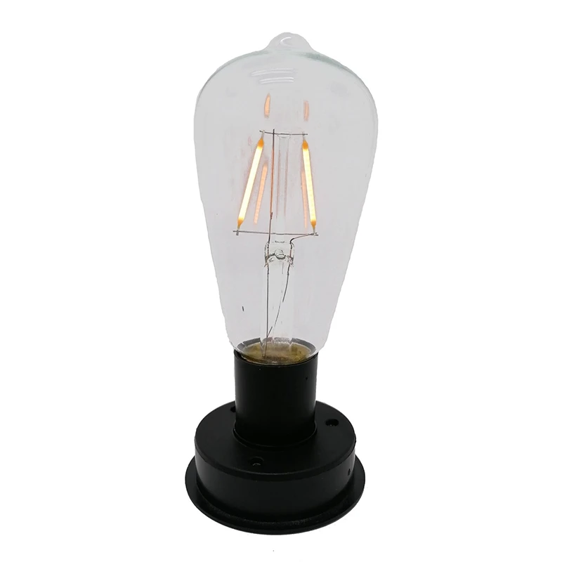 1Pc Solar LED Tungsten Filament Bulb Lamp 2800K Automatic Light Sensors Fence Night Lights For Garden Lamp