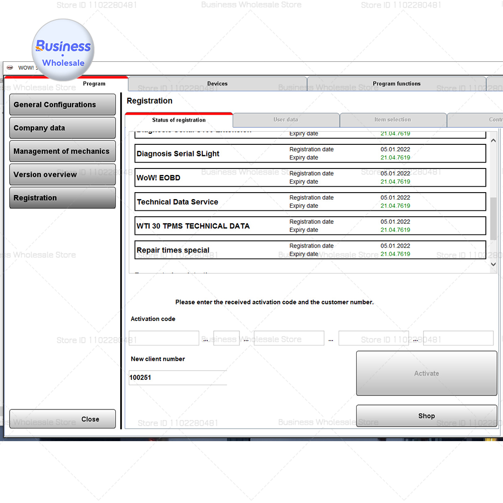 Autos Diagnosesoftware Wu-RTH W-O-W V5.00.12 5.00.8 R2 mit Kengen Clear Fehlercodes Mehrsprachige Reset-Funktion 2025 HEISS
