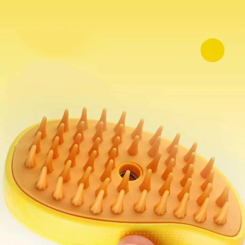 Pet Spray Massagem Pente, Remova o Cabelo Flutuante, Banhando Artefato, Gato e Cão Suprimentos