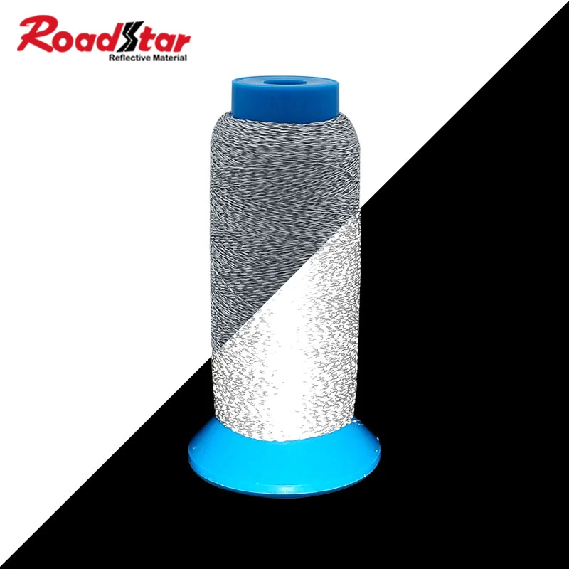 Roadstar High Intensity Reflective Embroidery Thread Used for Clothes Shoes Cross-Stitch 150D/200D