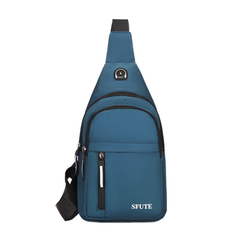 Oxford Cloth Men's Chest Bag Large Capacity Multifunctional Shoulder Crossbody Bag Korean Style Adjustable Shoulder