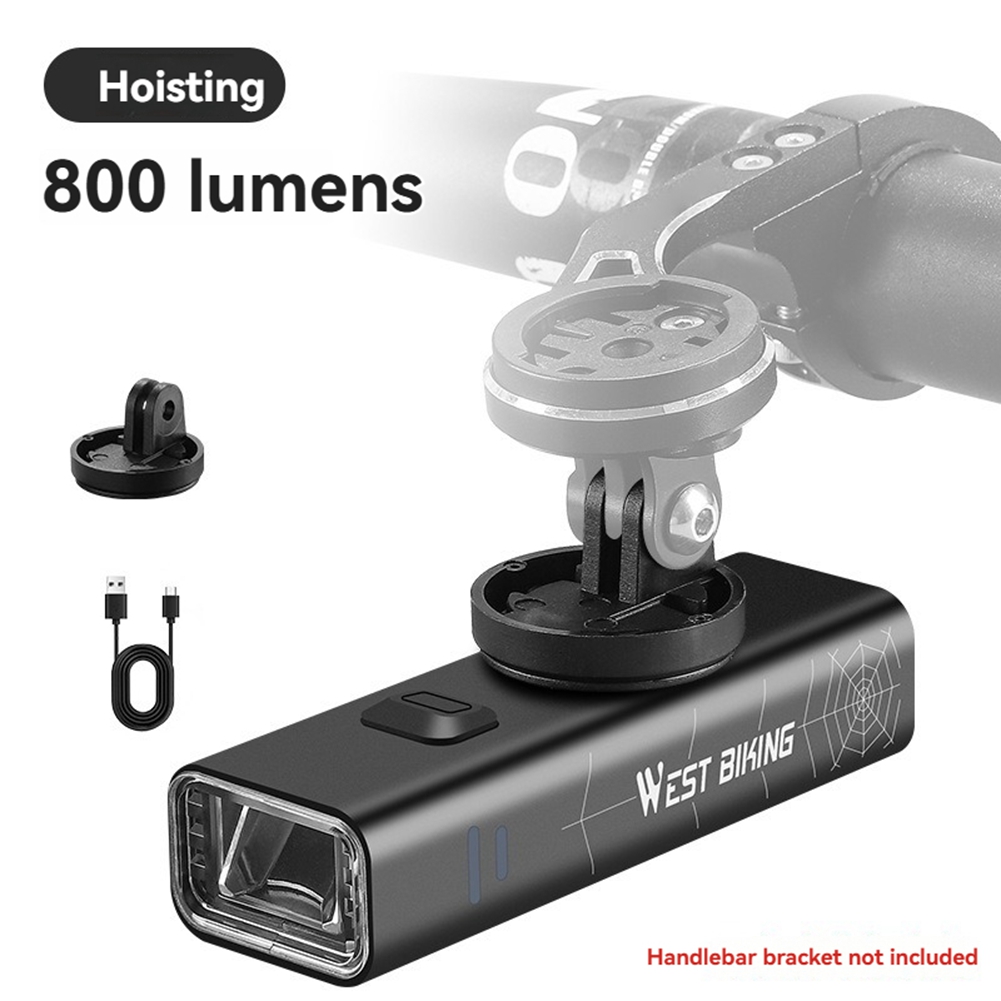BAAU サイクリングライトセット 800LM USB 自転車吊り下げフロントライト防水ロードバイクライトサイクルランプ