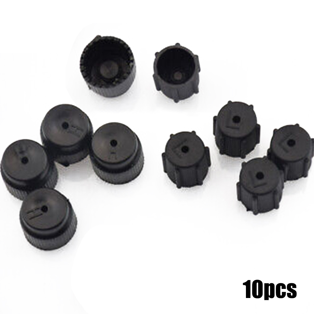 10 X R134a Airconditioning Cap AC Afdichting Cap 5 stks Hoge Druk 16mm + 5 stks Auto Poort Opladen AC Systeem Caps Accessoires